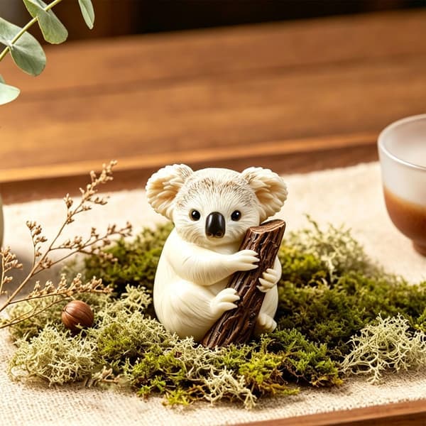 Hugging Tree Koala Form Silikonformar Mångsidiga Silikonljusformar