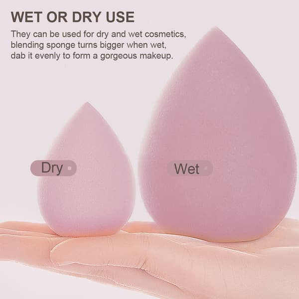Makeupsvampesæt Latexfri 8 stk. til pudder, creme og flydende