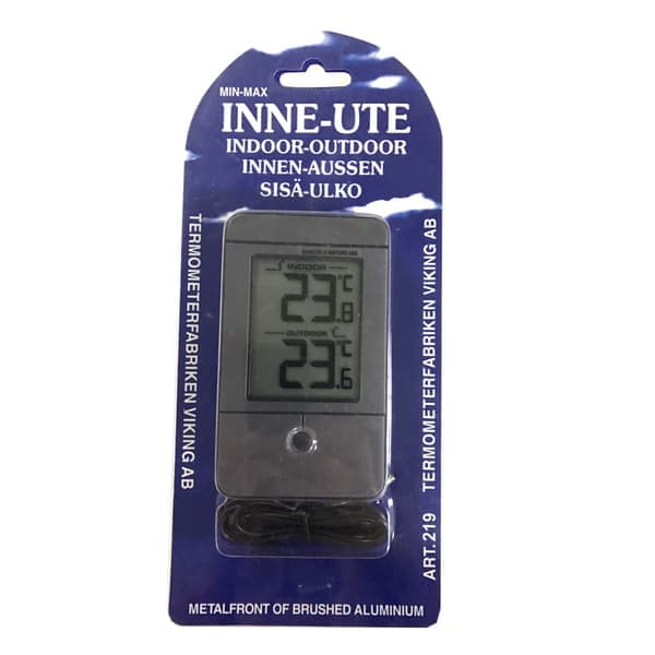 Termometer digitalt inne og ute