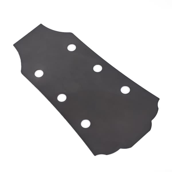 Gitarhodeplate-mal, produksjonsform for LP-gitarer, kromerstatning, svart