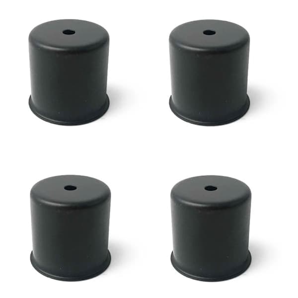Lysestaker i metall - Lyskopper for lamper eller DIY lyslaging, svart