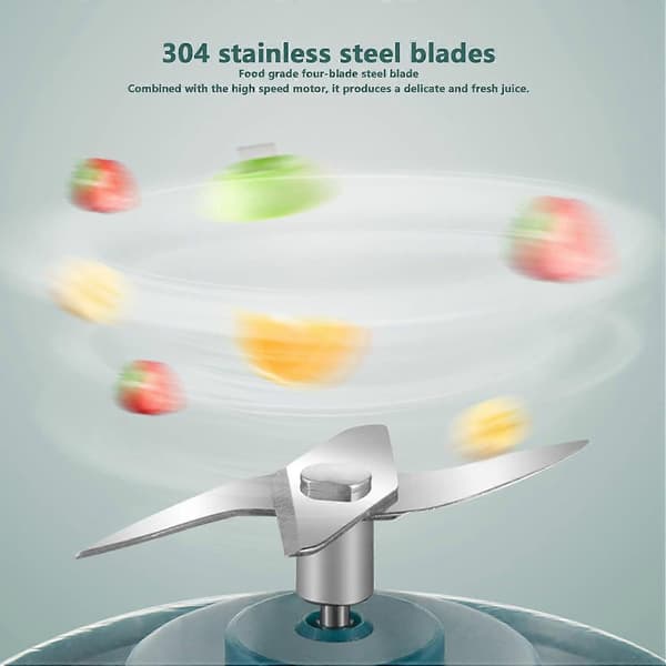 USB bærbar elektrisk juicer, 300 ml mini matshake multifunksjonell juicekoppmaskin, rosa