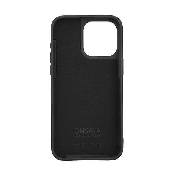 ONSALA iPhone 15 Pro Max MagSafe-deksel med silikonoverflate svart