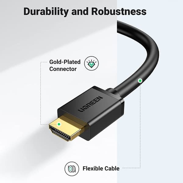 UGREEN 1,5 m 60Hz HDMI - DVI-kabel svart