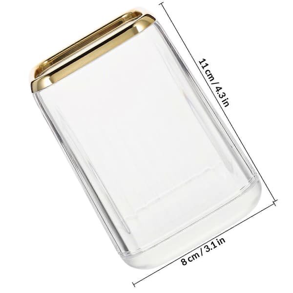 Makeupbørsteholder Organizer til opbevaring Hvid Klar Makeupbørsteholder Penkop Organizer