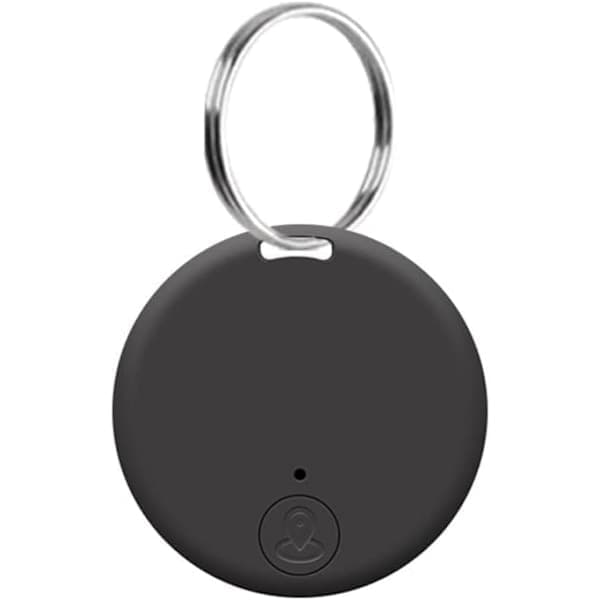 Mini GPS Tracker Trådløs Bluetooth 5.0 Anti-tab Enhed Smart Locator Kæledyr Nøgle Pung Tracker med Nøglering Sort