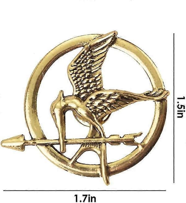 Broche eller halskæde Katniss Everdeen Cosplay Prop Replika Mockingjay