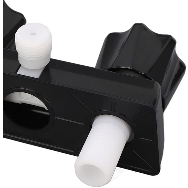 RV Bruseblander Ventilomleder med 2 Knapper til Autocampere, Sort