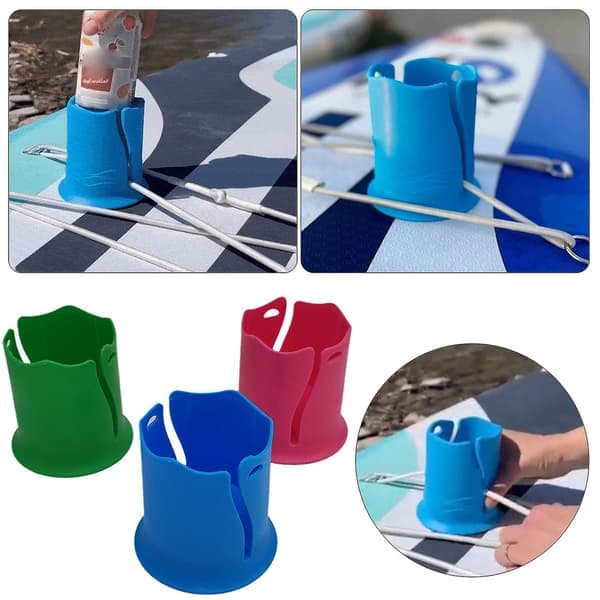 Drikkeholder til paddleboard, nem at installere, stand-up kopholder til paddleboard-tilbehør, blå Blue