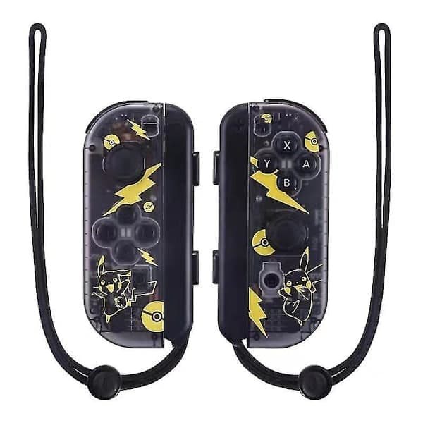 Bluetooth Joycon-ohjain Nintendo Switchille Musta-Pikachu Musta-Pikachu Black-Pikachu