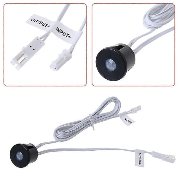 DC12V Auto PIR Infraröd Rörelseaktiverad Strömbrytare LED Rörelsesensor Strömbrytare
