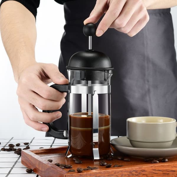 Caffettiera-pressopannu, läpinäkyvä, 0,35 L