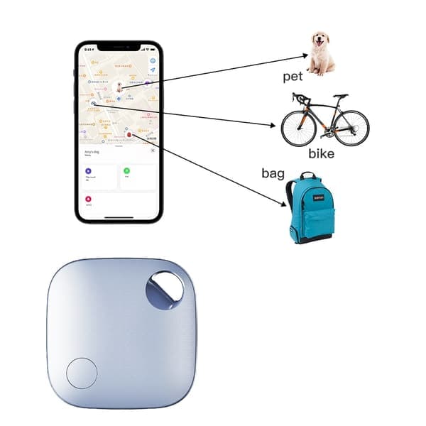 Mini GPS-tracker - Realtidsspårning, app utan abonnemang, IP65-WELLNGS