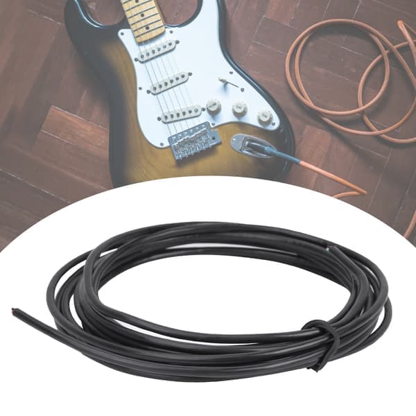Skærmet 4-leder guitar kredsløbsforbindelseskabel pickupkabel 3 meter til elektrisk guitar bas