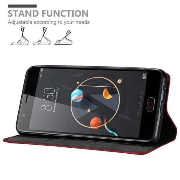 Cadorabo-deksel til ZTE Nubia M2 i APPLE RED