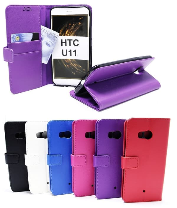 Stativfodral Plånbok HTC U11 Blå