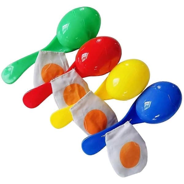 4 st ägg- och skedrace-spel Barn Balansskedar Balansträningsleksaker Barnäggleksaker