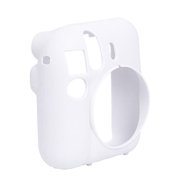 Mjukt silikonkameraskydd för FUJIFILM instax mini 12 Vit Vit