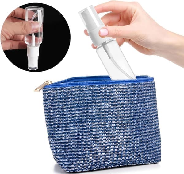 20 små 30 ml minisprayflaskor för påfyllning med plastparfym