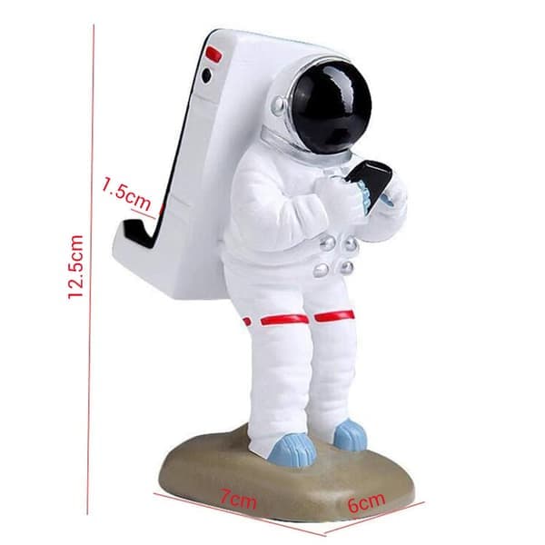 Astronauttipuhelinpidike pöytämatkapuhelinjalusta tablettien puhelinpidike