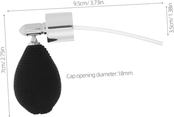 Hajusteiden diffuusori musta pakkaus uudelleentäytettävä kosmeettinen sumutinpullo