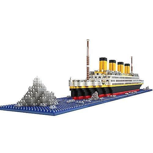 Titanic Modell med 1860 Bitar - Byggklossar Modellbyggsats