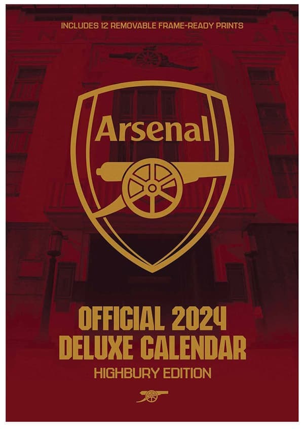 Arsenal Vægkalender Deluxe 2024