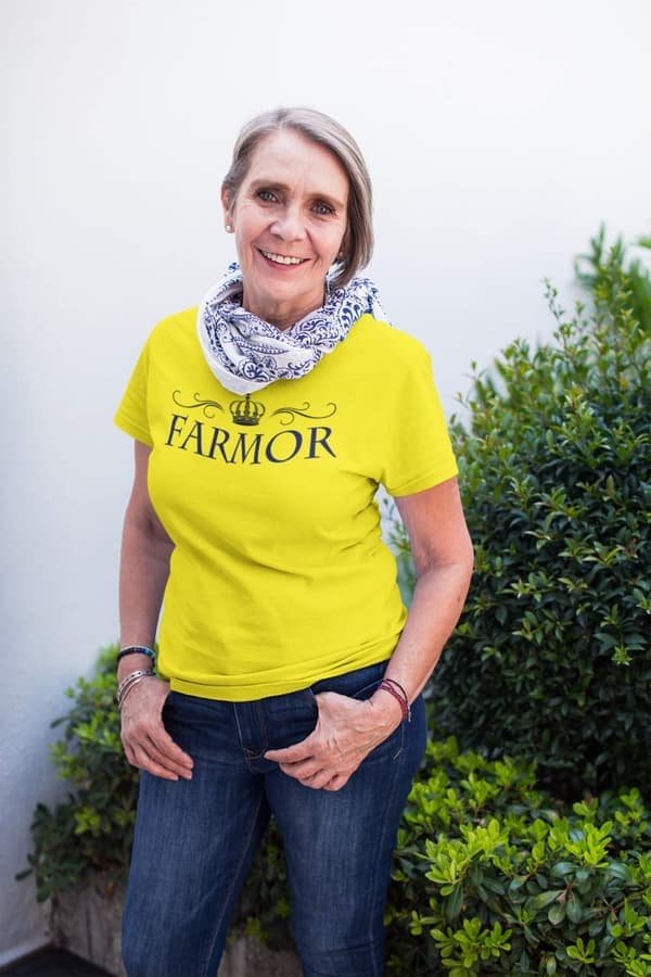 Bestemor t-skjorte - flere farger - Crown Grå T-skjorte - Medium Grå T-shirt - Medium