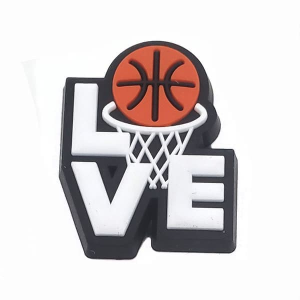 10 stk ny serie av Crocs basketballsko blomstersko spennebase