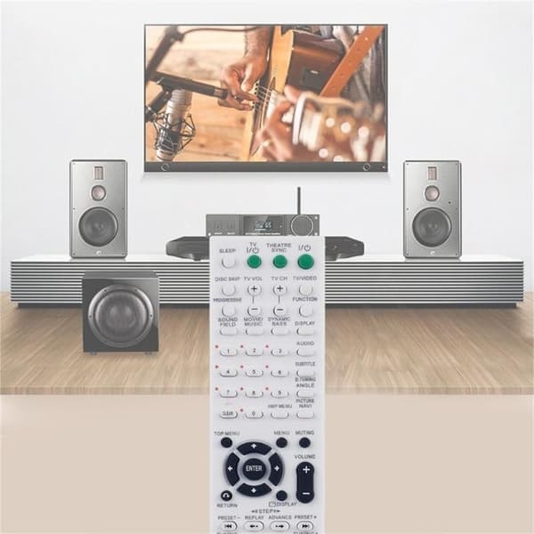 Fjernkontroll erstatning RM-ADU003 for Sony forsterker hvit