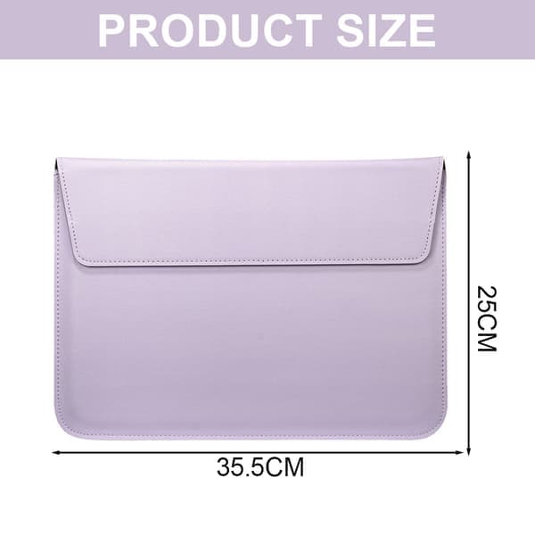 13-tums laptopfodral i konstläder, kuvertväska