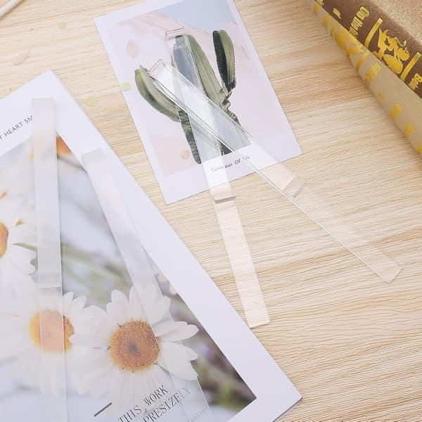10 stykker nodepapirholdere, klare akryl nodeholdere