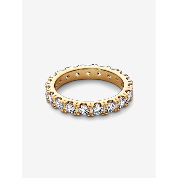 Pandora - Glitrende Evighetsring - 14k gullbelegg Omkrets: 56mm Circumference: 56mm