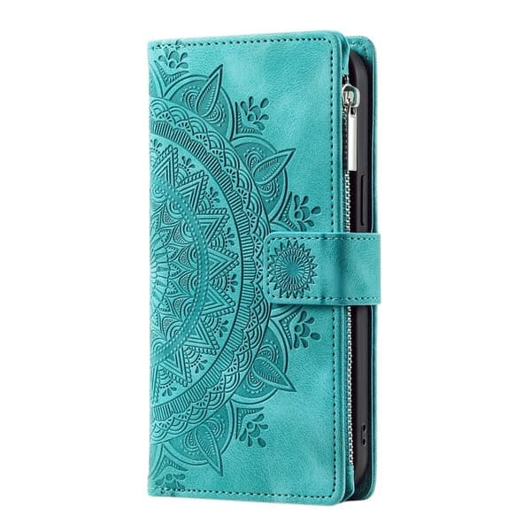 Xiaomi 17T Pro -lompakkokotelo, Mandala Vihreä