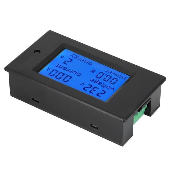 Digital LCD Spännings Ström Effekt Energimätare Testare 20A PZ 021