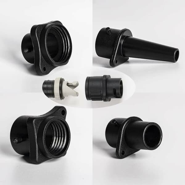 Pumpeadapter for oppblåsbar båt/SUP og kite/Boston - for konvensjonell luftpumpe - luftventiladapter