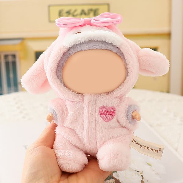 Tøj til Labubu Dukker Tilbehør Trendy Kawaii Outfit Sæt A2