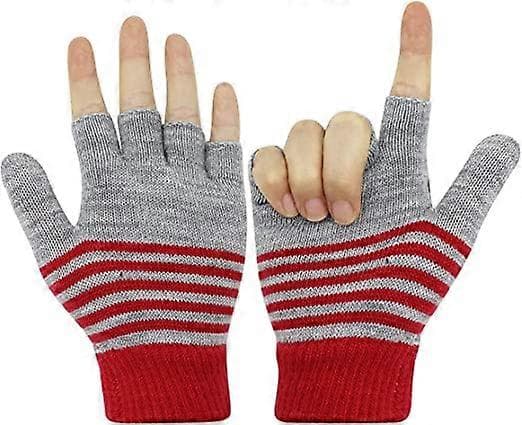 Vinterhansker Termiske votter Halvfinger og helfinger konvertible julevotter