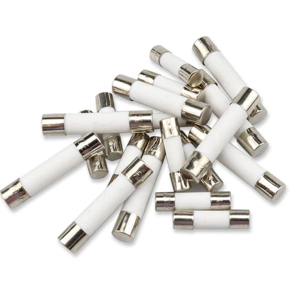 Keramisk sikring 24 værdier 6x30 0.1a 0.5a 1a 1.5a 2a 2.5a 3a 3.15a 4a 5a 6a-30a