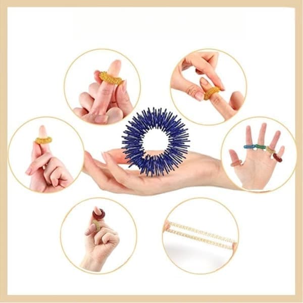 Stressring 14-pakning – Fidget Ring & Sensoriske Stressleker for Angst og ADHD