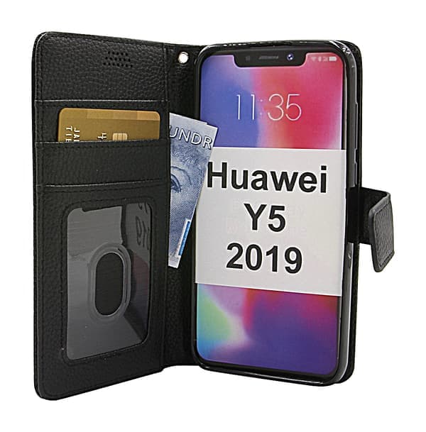 Uusi Standcase-lompakko Huawei Y5 2019 musta Svart