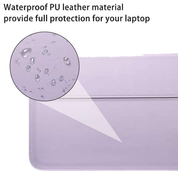13-tums laptopfodral i konstläder, kuvertväska