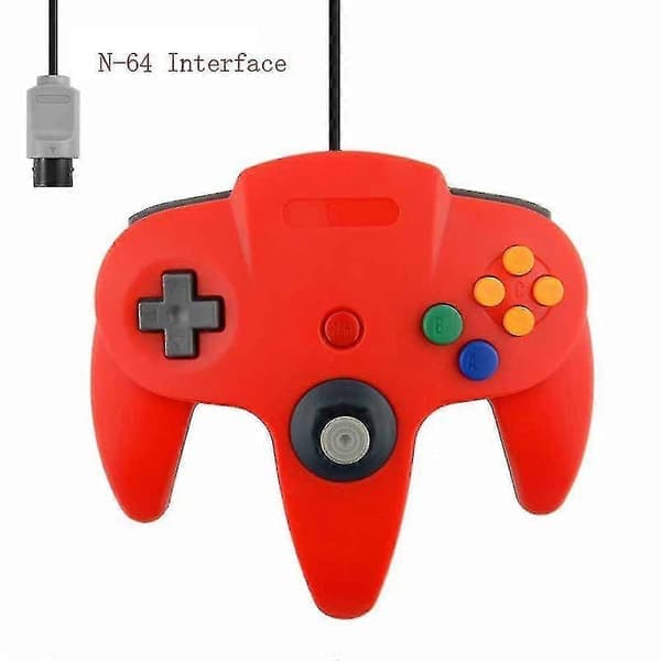 2-pack klassisk trådbunden N64-kontroll retrospel 64-bitars gamepad joystick ersättning [Db] 05 1 st 05 1pc