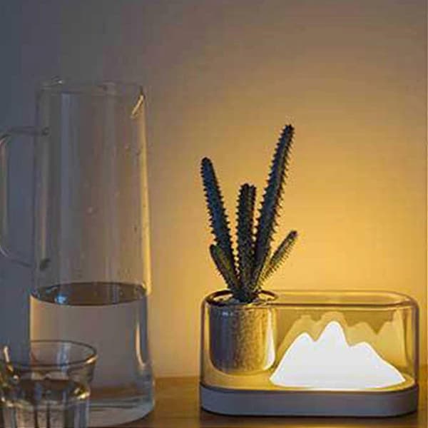 Skrivebordsnatlampe USB genopladelig bordlampe Enkel LED sengelampe