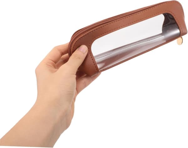 Makeupbørste Opbevaringstaske Rejsetaske til Børster og Penne Organizer med Lynlås