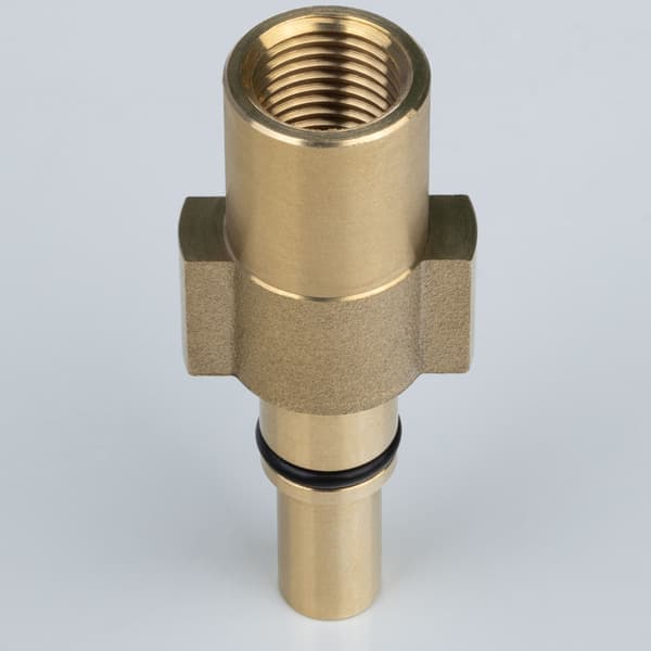 Adapter Bajonett 1/4\"F för Högtryckstvätt – Mässing | 160 Bar | Kompatibel med Black & Decker, Bosch, Stanley