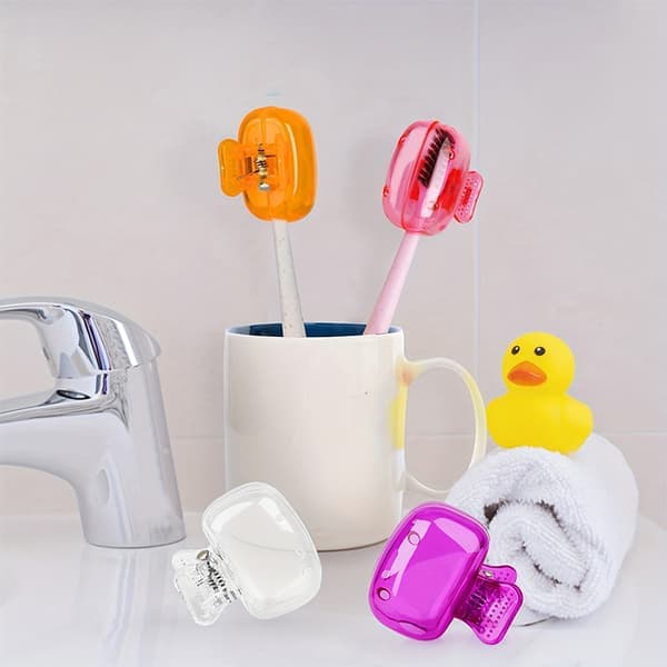 1 stk reisetannbørstehodebeskytter Tannbørstebeskyttelse Bru A4 A4