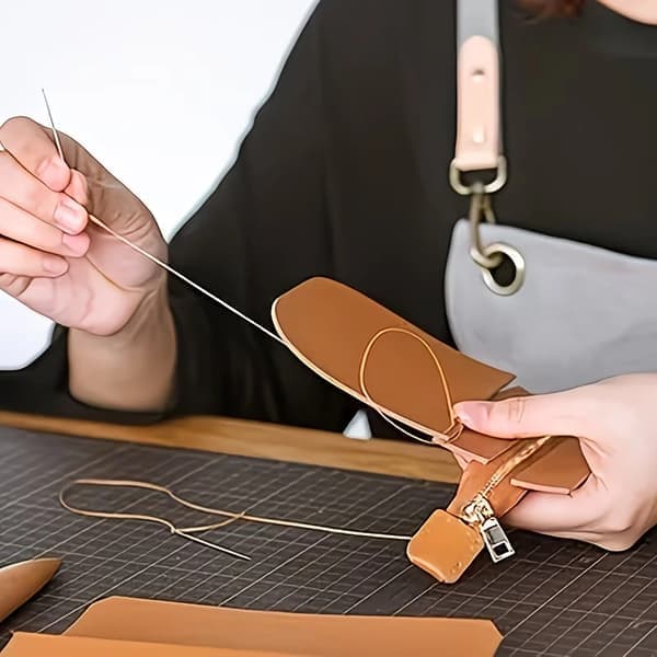 0,8 mm platt vaxad polyestertråd 260 m spole, DIY smyckespärlor handsömnadssnöre