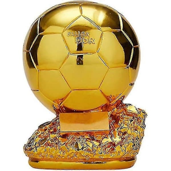 Ballon d'Or Trofé Samleobjekt 21cm - Beste Gaver til Fotballfans og Samlere 21cm