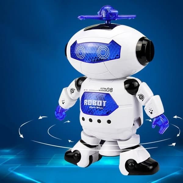 Syngende og dansende robotleker for gutter og småbarn, 3-6 år, jule- og bursdagsgave
